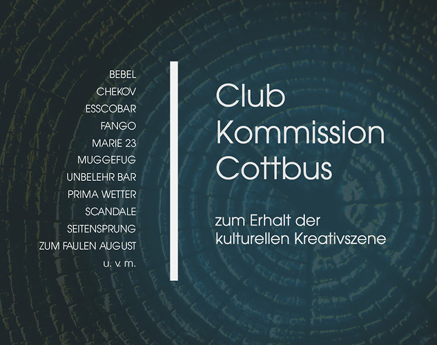 Layout, Subkultur, Club Kommission Cottbus, grafik, Hilfsinitiative, Cottbus, Corona, Covid_19, carographic